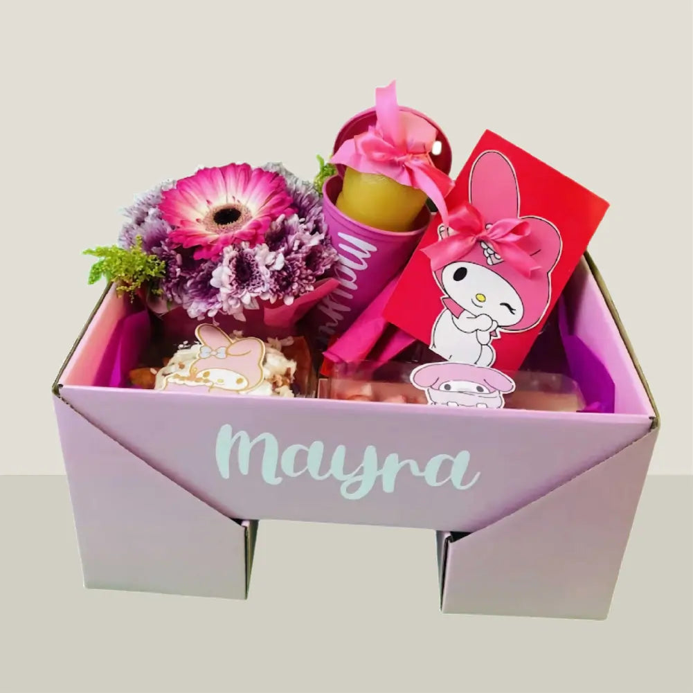 Desayuno Temático de My Melody con Chilaquiles y Termo Personalizado