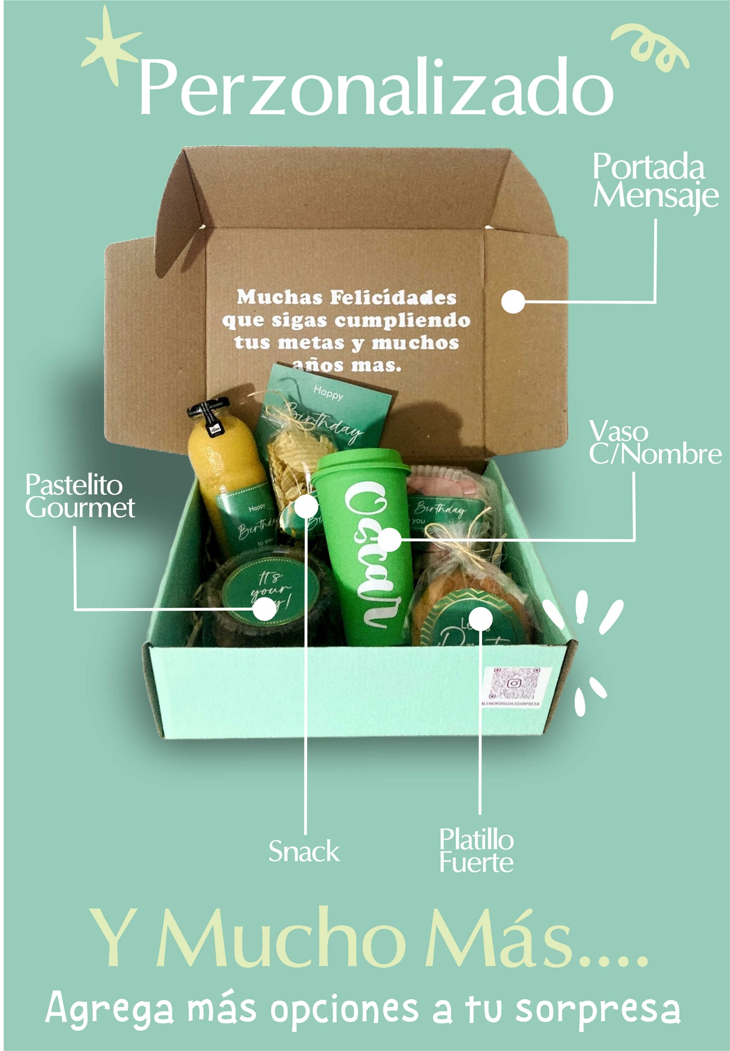 🎉 Desayuno Sorpresa - COLORS Personalizable 💛💚💙💜