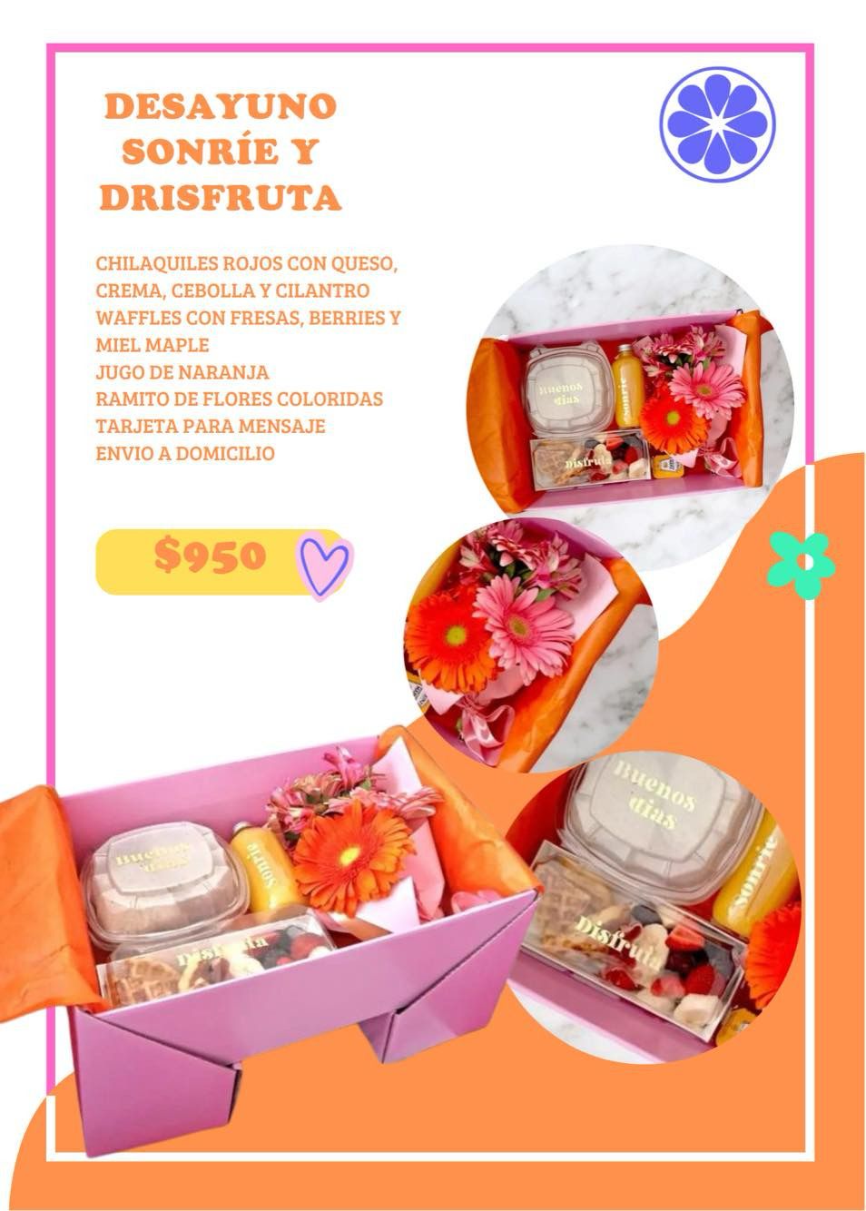 Desayuno Sorpresa Sonríe ☺️ y Disfruta 🥳