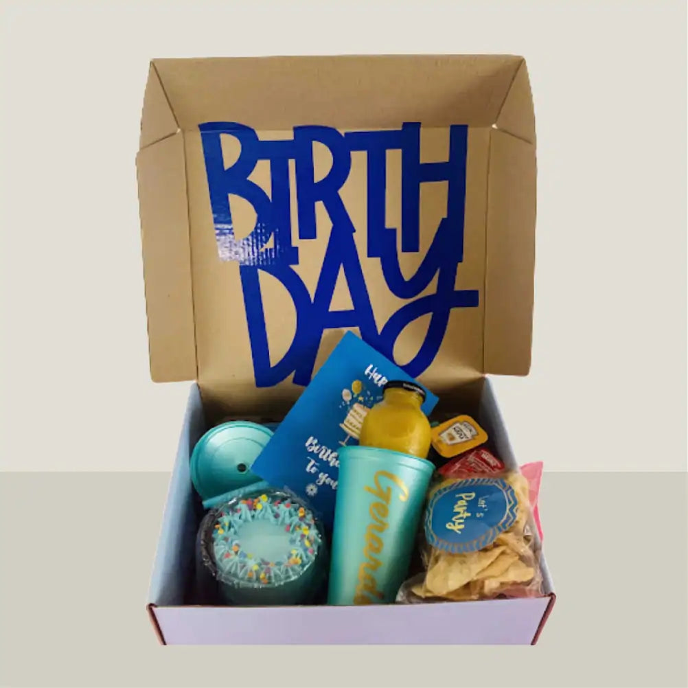 Box Birthday Color: Desayuno Sorpresa de Cumpleaños Personalizado