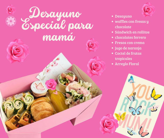 🌸 Desayuno Sorpresa, Eres especial Mamá
