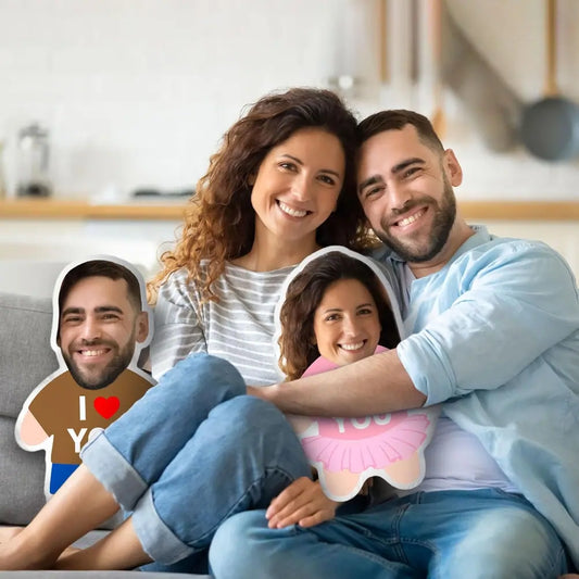 Almohada Personalizada con Fotos de Parejas | Cojín de Aniversario