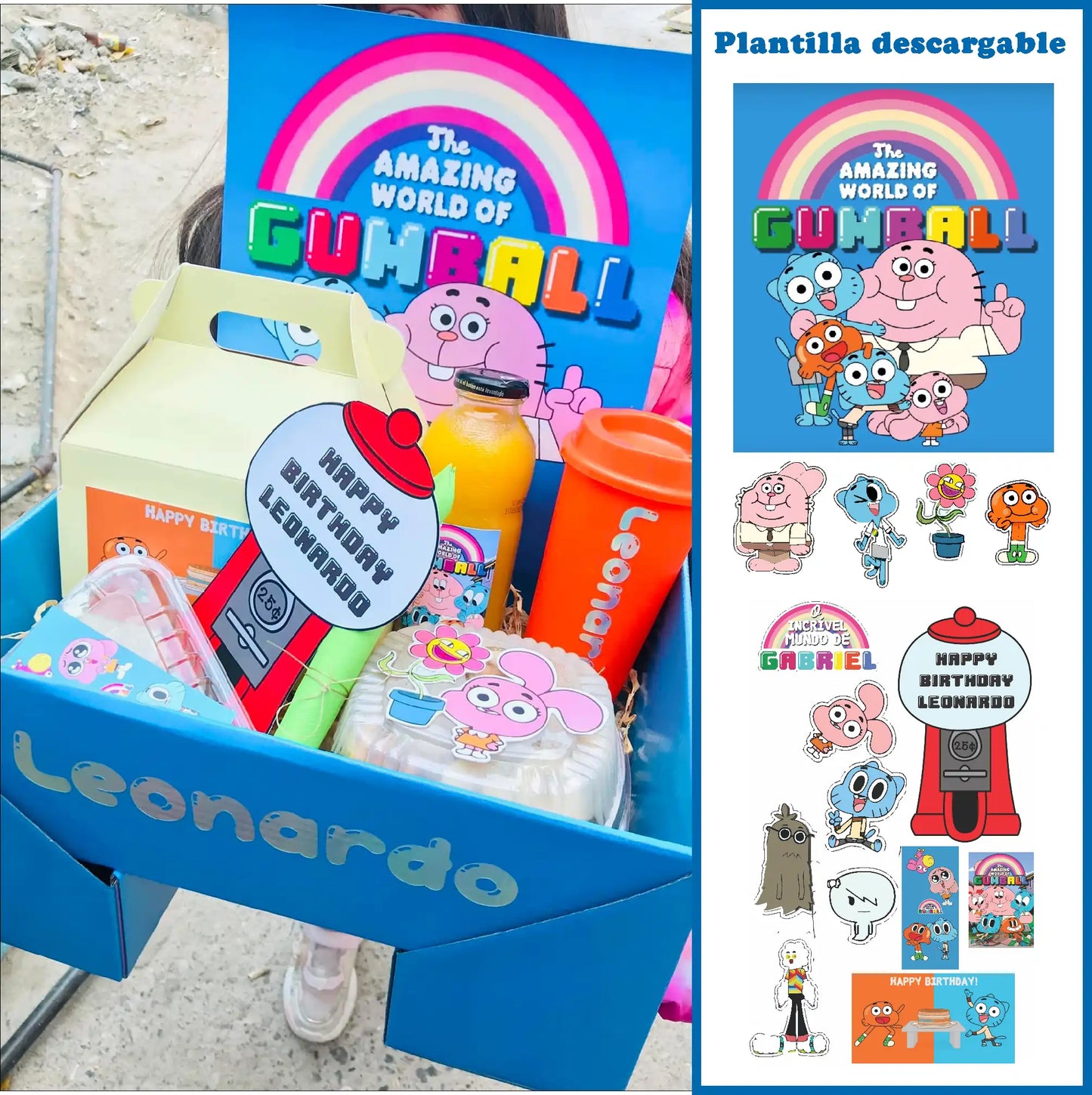 Plantillas Imprimibles para Desayunos Sorpresa  - Descarga Inmediata