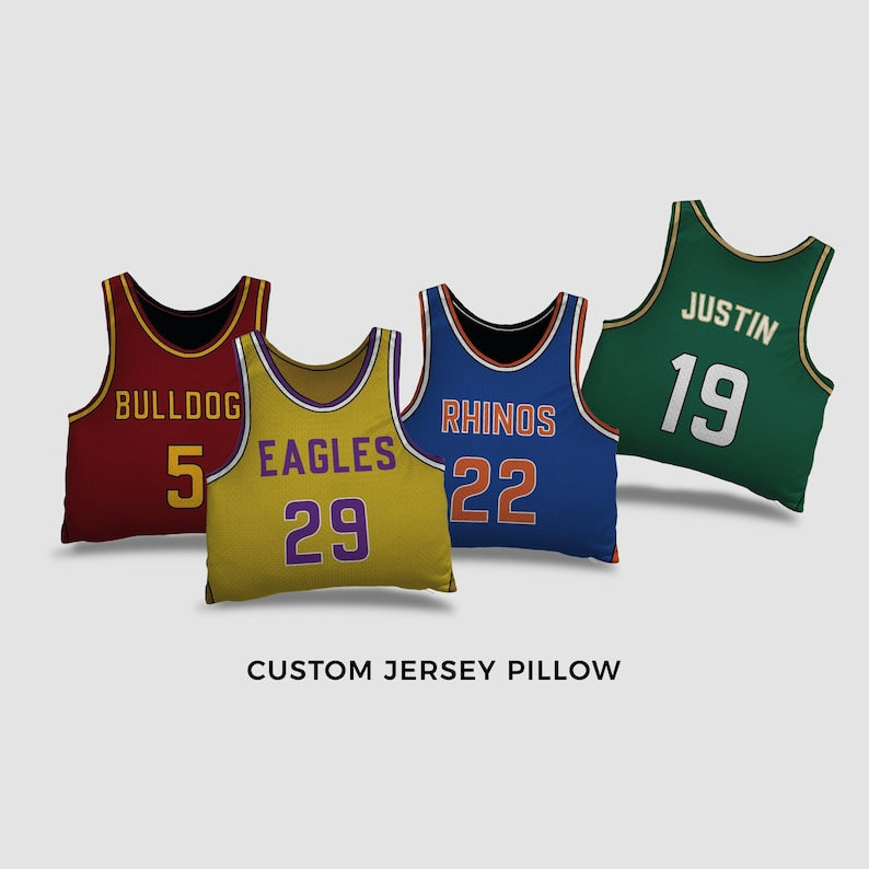 Almohada Jersey Personalizable con Nombre y Número
