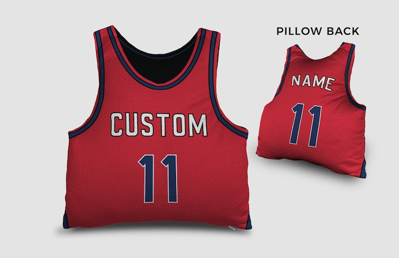 Almohada Jersey Personalizable con Nombre y Número