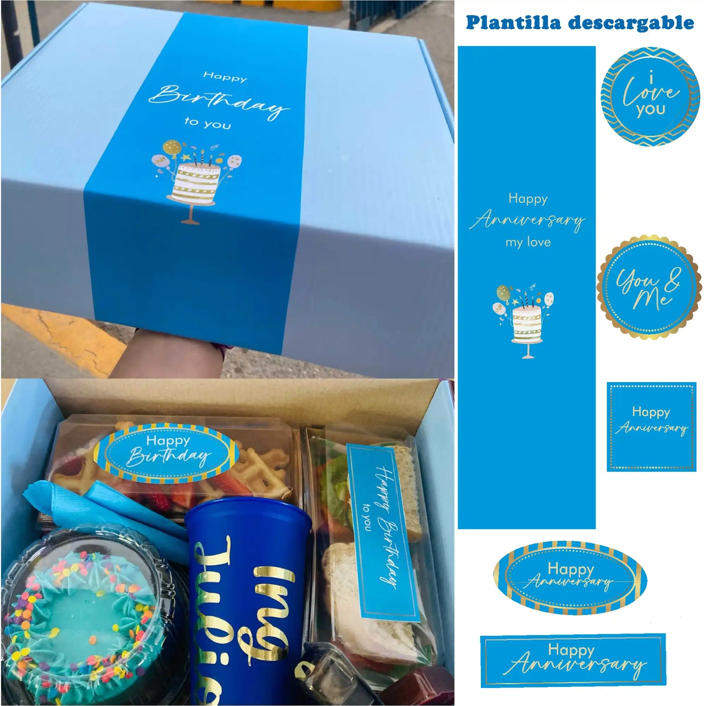 Plantillas Imprimibles para Desayunos Sorpresa  - Descarga Inmediata