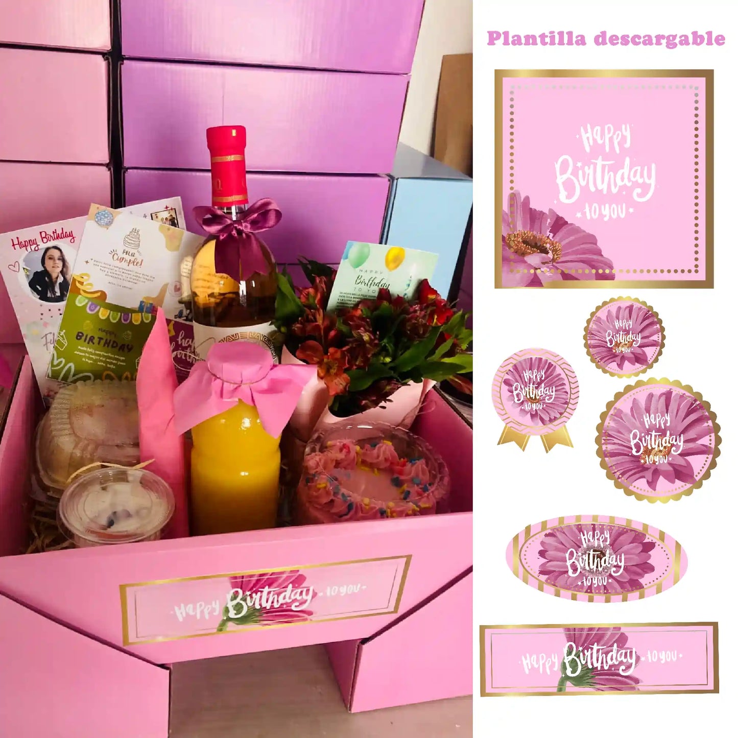 Plantillas Imprimibles para Desayunos Sorpresa  - Descarga Inmediata